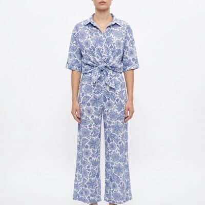 PANTALON PRINT CINT. LLANA Y ELACTICO ATRAS